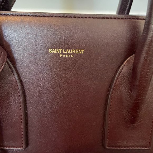 YSL Saint Laurent Sac de Jour Small Bordeaux Bag - Picture 4 of 16